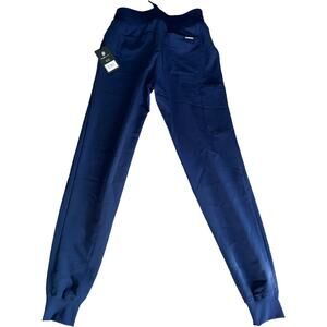 NWT Jaanuu Navy Women’s Cargo Scrub Pants RARE XXS Tall